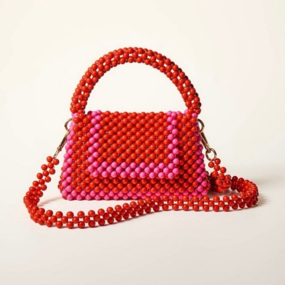 Colorblock beaded Kate Spade x Target beaded handbag